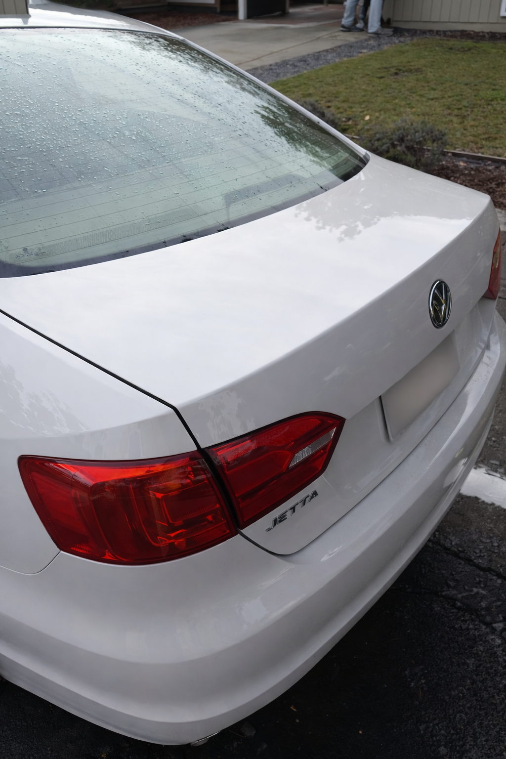 VW Jetta after exterior detail