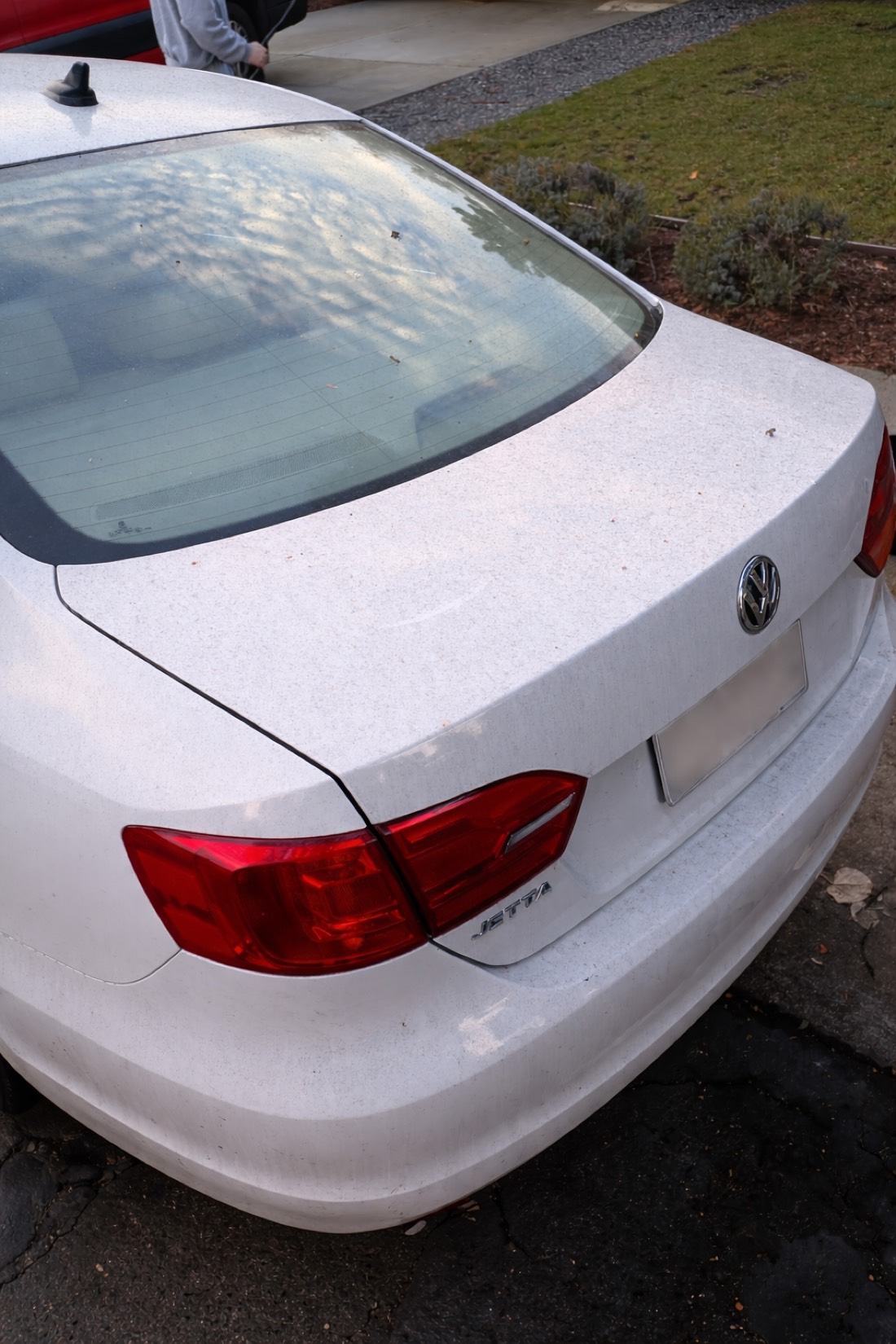 VW Jetta before exterior detail
