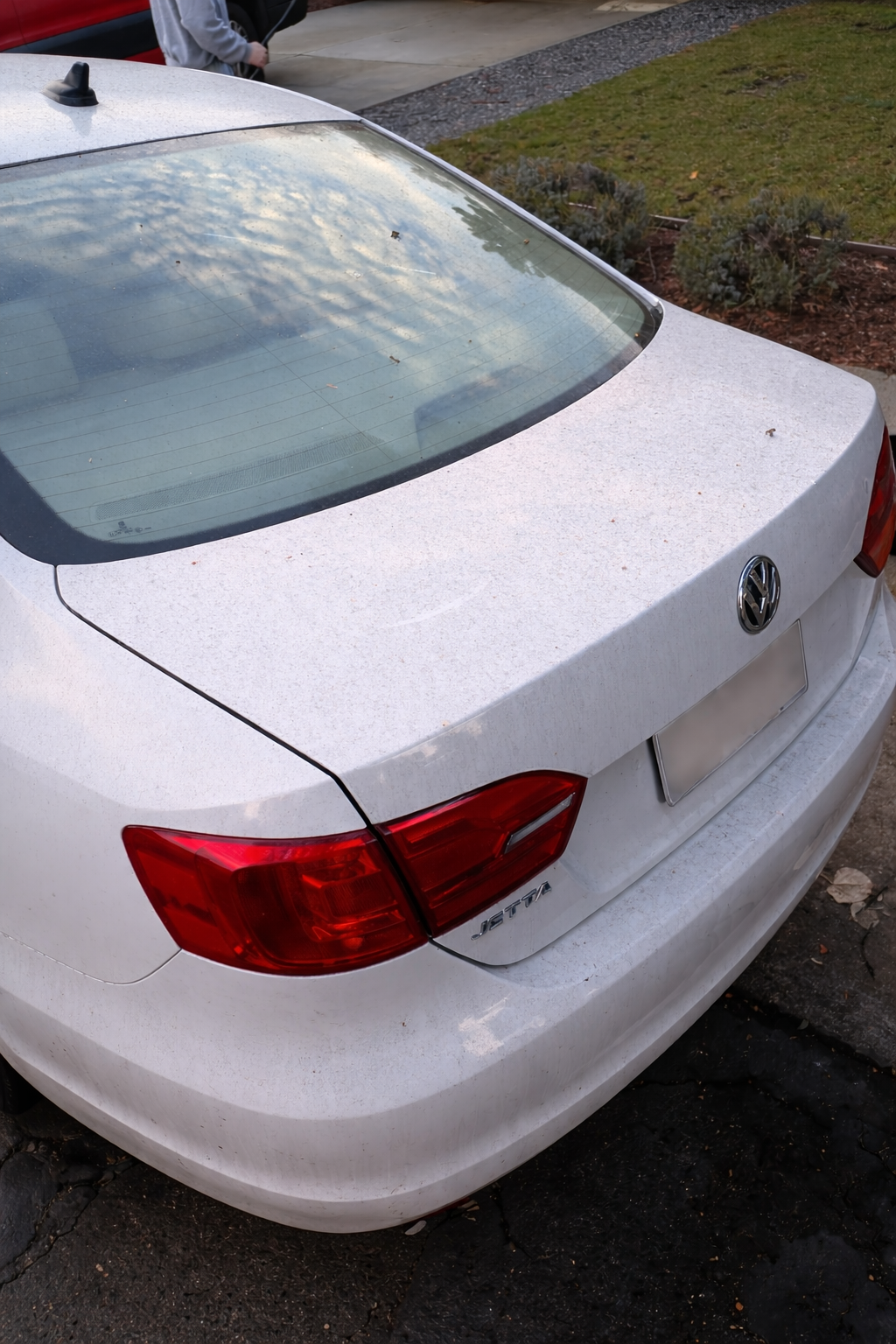 VW Jetta before exterior detail