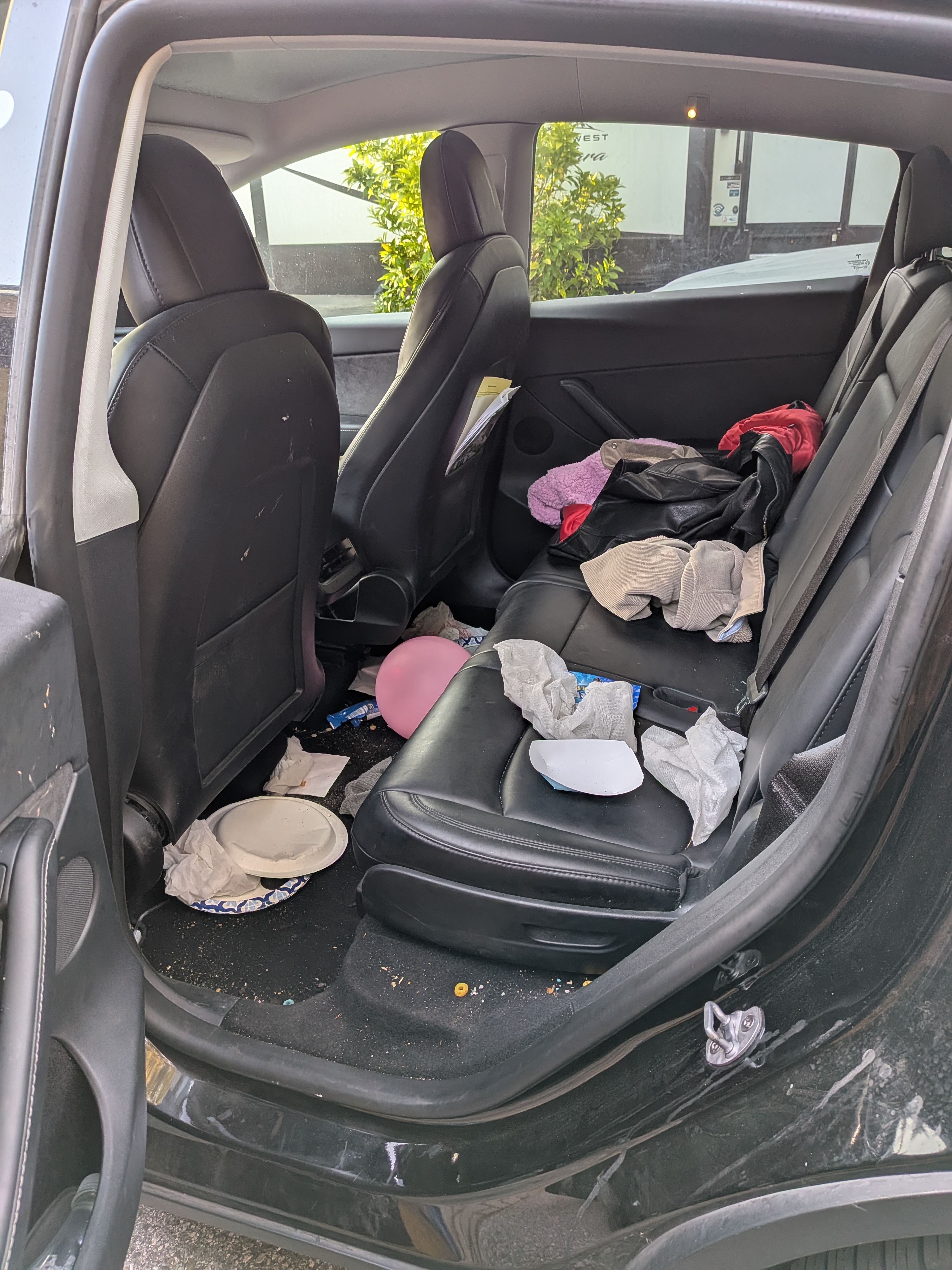 Tesla Model Y before detail
